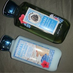 Havana tropical vanilla and cherimoya lotion & body wash